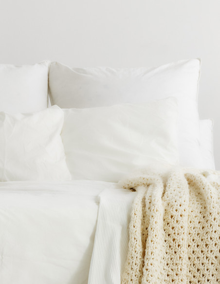 Oreiller Naturel Mi-Ferme 30% Duvet 70% Plumette Canard NEVADA, Ore...