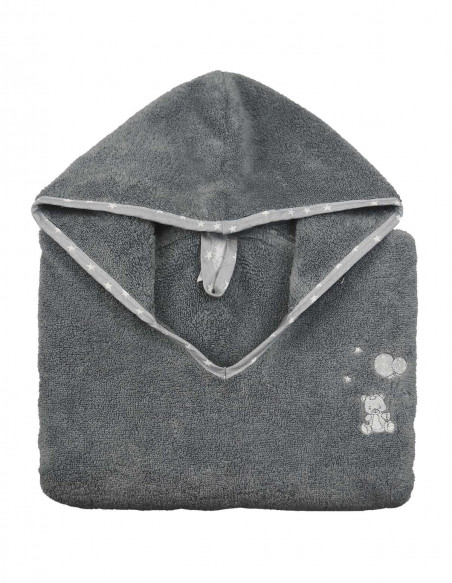 Poncho de Bain Enfant BABY SOFT OURS Coton Peigné, Ponchos