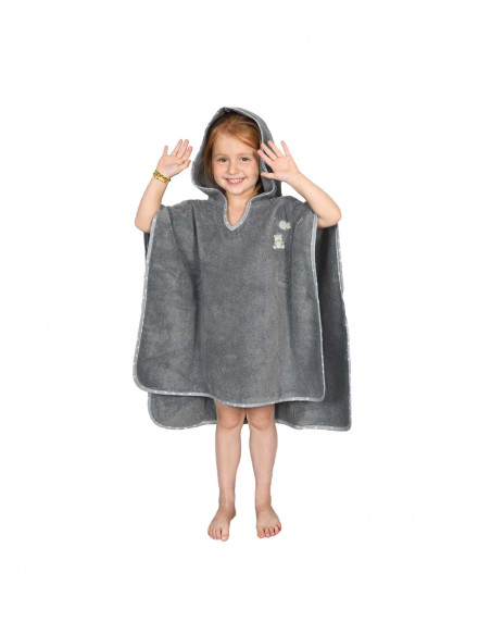 Poncho de Bain Enfant BABY SOFT OURS Coton Peigné, Ponchos