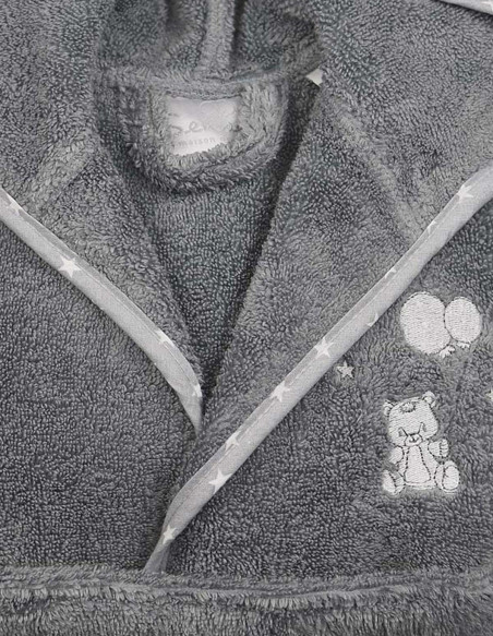 Peignoir Enfant BABY SOFT OURS Coton Peigné, Peignoirs