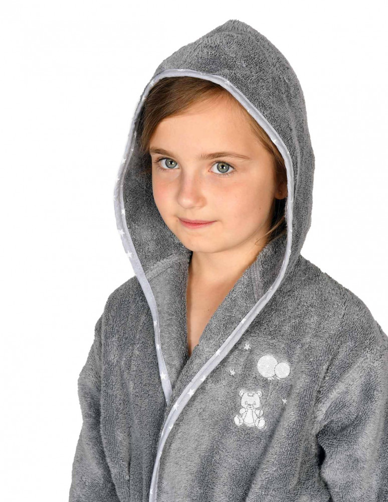 Peignoir Enfant BABY SOFT OURS Coton Peigné, Peignoirs