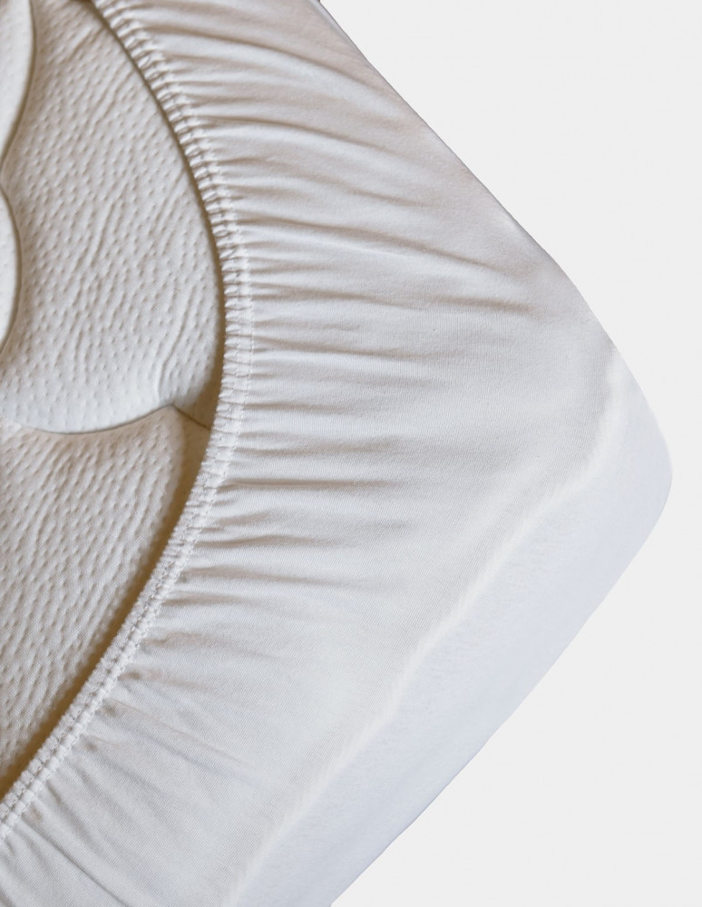 Protège matelas imperméable coton Blanc 140x200 cm PROTECT