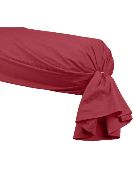 Taie de Traversin Percale Unie EASY CARE 80 fils/cm² SENSEI SOFT, T...