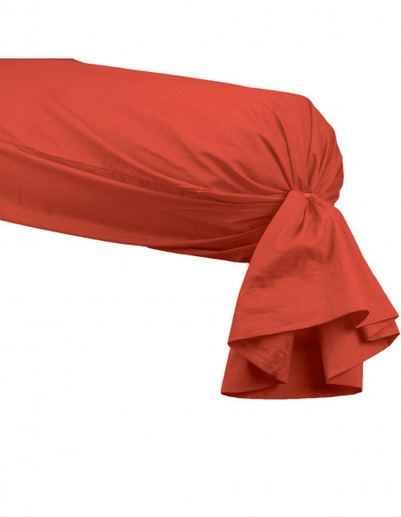 Taie de Traversin Percale Unie EASY CARE 80 fils/cm² SENSEI SOFT, T...