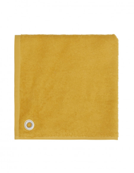 Lot de 3 Torchons Carrés en Éponge 50x50cm avec Oeillet AMAIA, Torc...