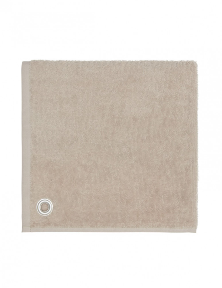 Lot de 3 Torchons Carrés en Éponge 50x50cm avec Oeillet AMAIA, Torc...