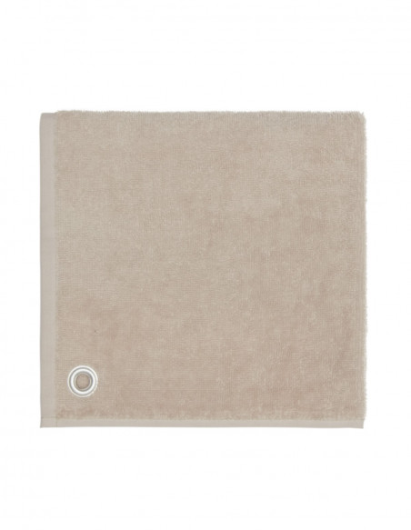 Lot de 3 Torchons Carrés en Éponge 50x50cm avec Oeillet AMAIA, Torc...