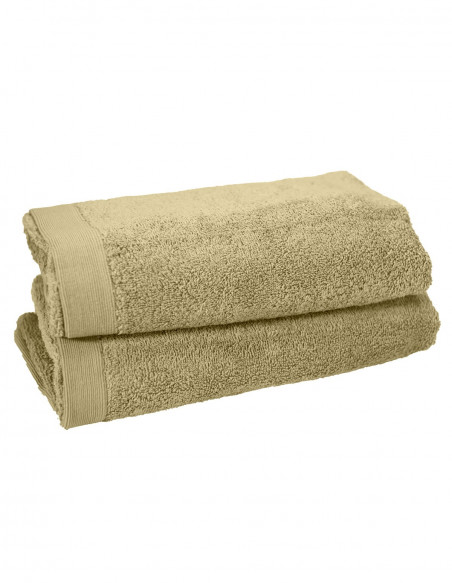 Lot de 2 Serviette de Toilette 500Gr/M²SENSEI STUDIO, Linge de bain