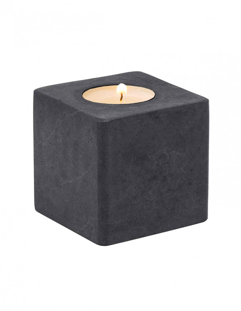 Photophore en marbre SKRIBA, Accessoires de salle de bain