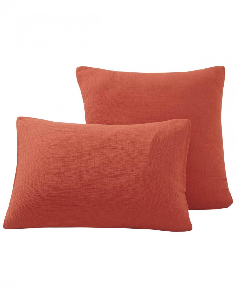 Lot de 2 taies en gaze de coton LOFT