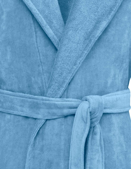 Peignoir Capuche Velours Uni CONSTANT, Peignoirs de bain