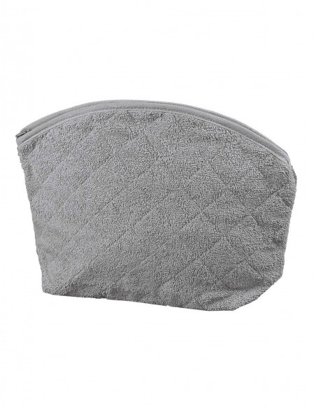 Trousse de toilette unie GM éponge matelassée 420gr/m² 30x25cm LUXU...