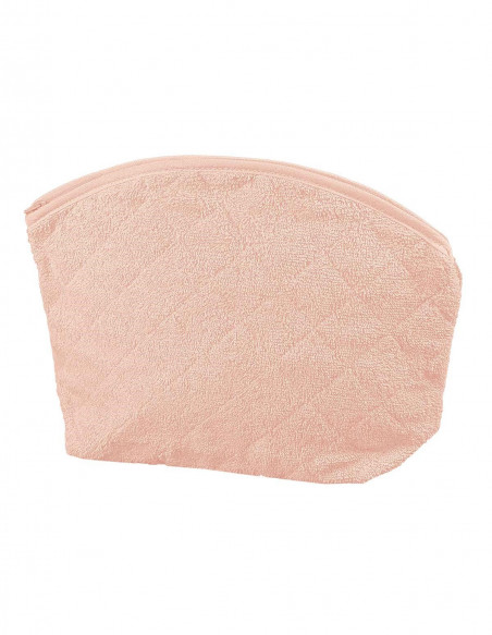 Trousse de toilette unie GM éponge matelassée 420gr/m² 30x25cm LUXU...