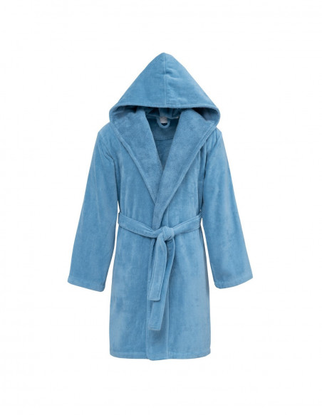 Peignoir Capuche Velours Uni CONSTANCE, Peignoirs de bain