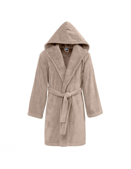 Peignoir Capuche Velours Uni CONSTANCE, Peignoirs de bain
