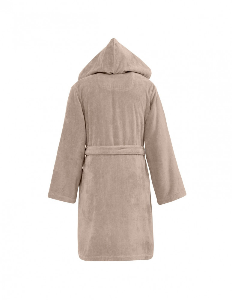 Peignoir Capuche Velours Uni CONSTANCE, Peignoirs de bain
