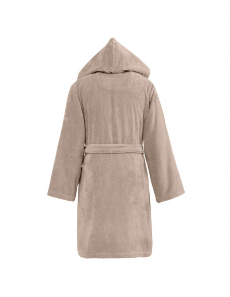 Peignoir Capuche Velours Uni CONSTANCE, Peignoirs de bain
