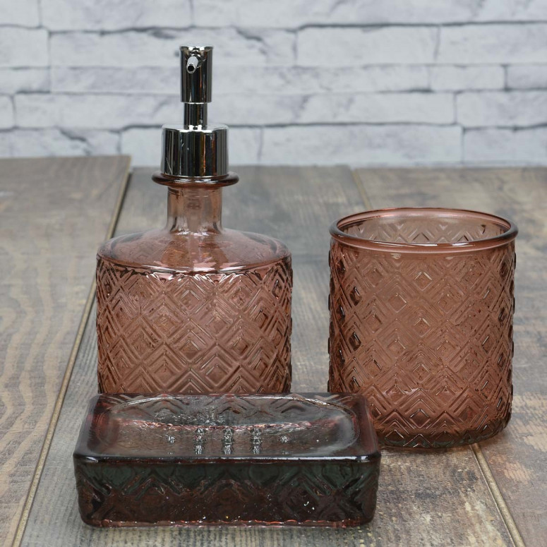 Gobelet Verre Recyclé BRAID, Accessoires de salle de bain