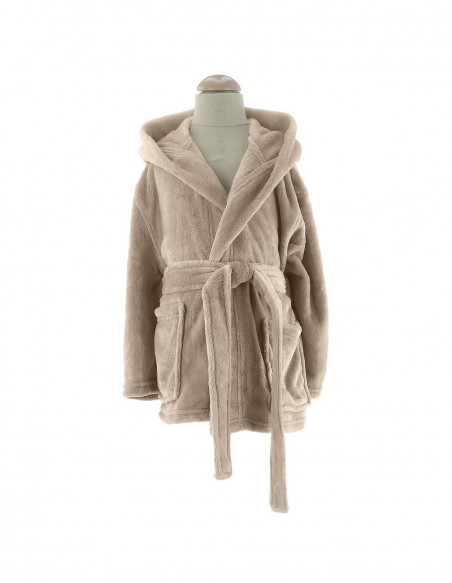 Peignoir Enfant Polaire Col Châle Micro Sensoft BABY KOMO, Polaires