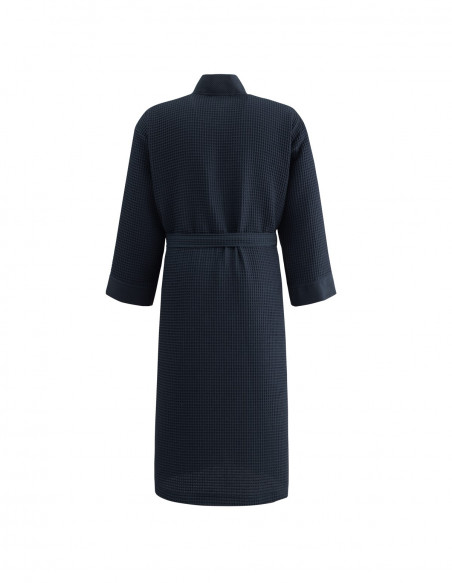 Peignoir long nid d'abeille col piqué de coton 210gr/m² SPA, Peigno...