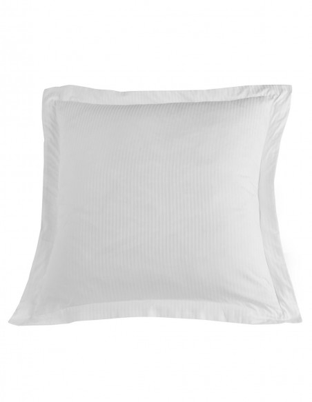 Lot de 2 Taies d'oreiller Rayées Satin de Coton 120 fils/cm² VERSAI...