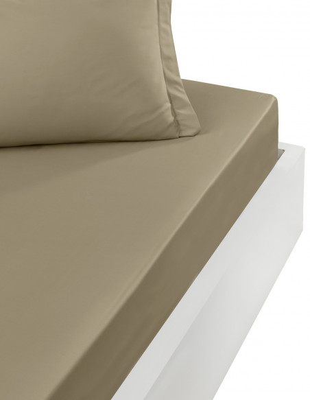 Drap housse bonnet 40cm en percale coton SOFT PERCALE PLUS