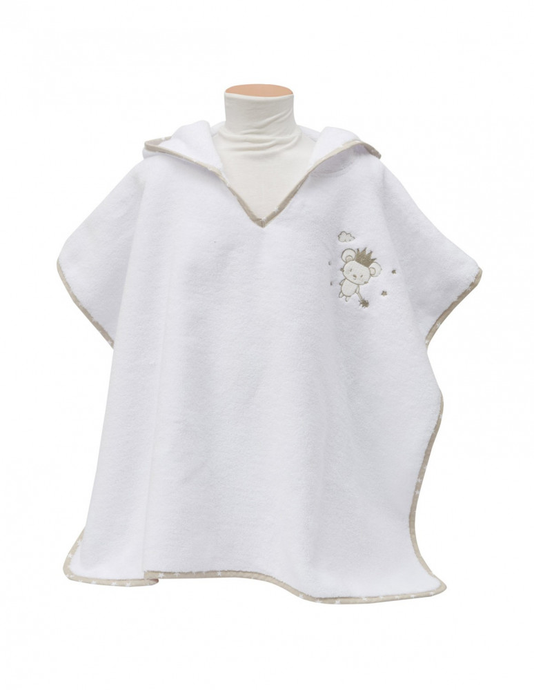 Poncho Enfant BABY SOFT MOUSE STICK Coton Peigné, Ponchos