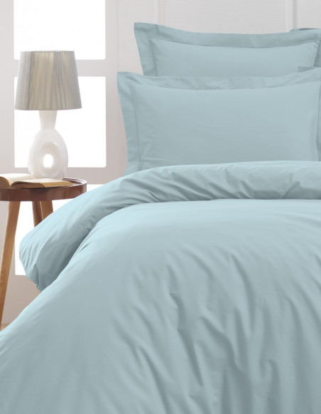 Lot de 2 Taies D'oreiller Unie Percale EASY CARE 80 fils/cm² SENSEI...