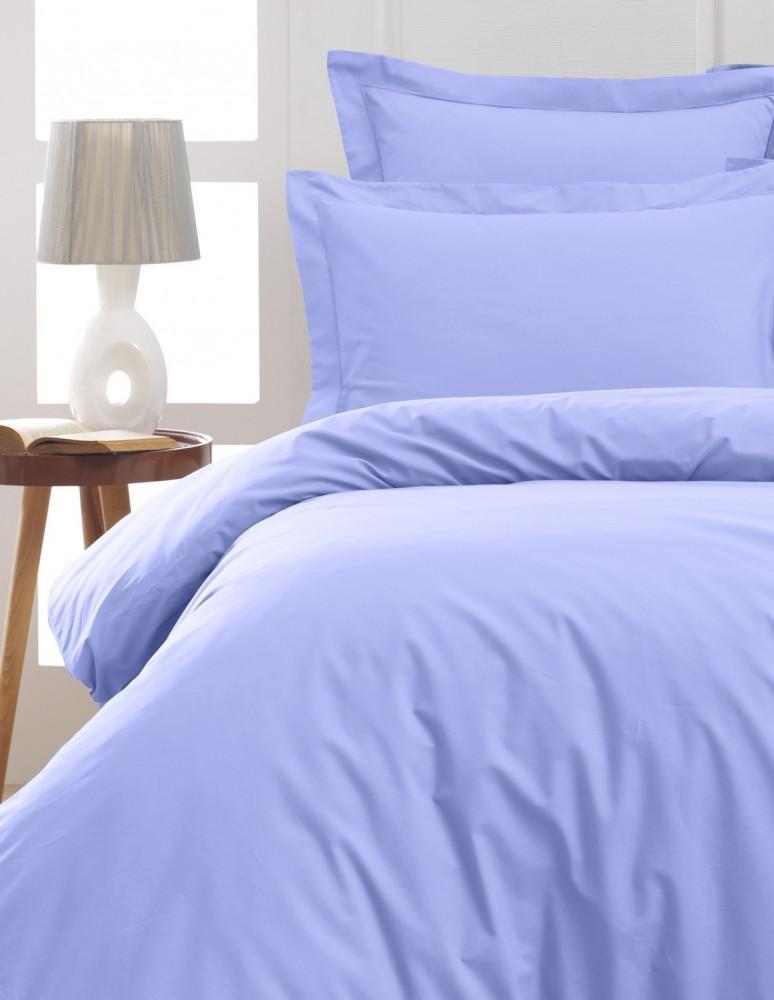 Lot de 2 Taies D'oreiller Unie Percale EASY CARE 80 fils/cm² SENSEI...