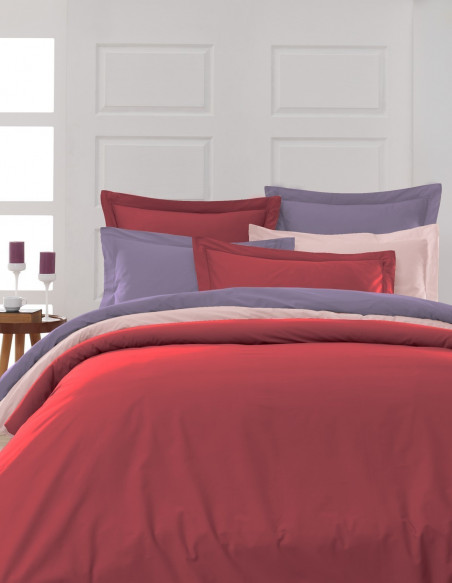 Lot de 2 Taies D'oreiller Unie Percale EASY CARE 80 fils/cm² SENSEI...