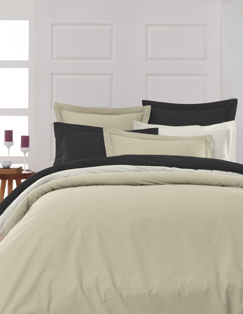 Lot de 2 Taies D'oreiller Unie Percale EASY CARE 80 fils/cm² SENSEI...
