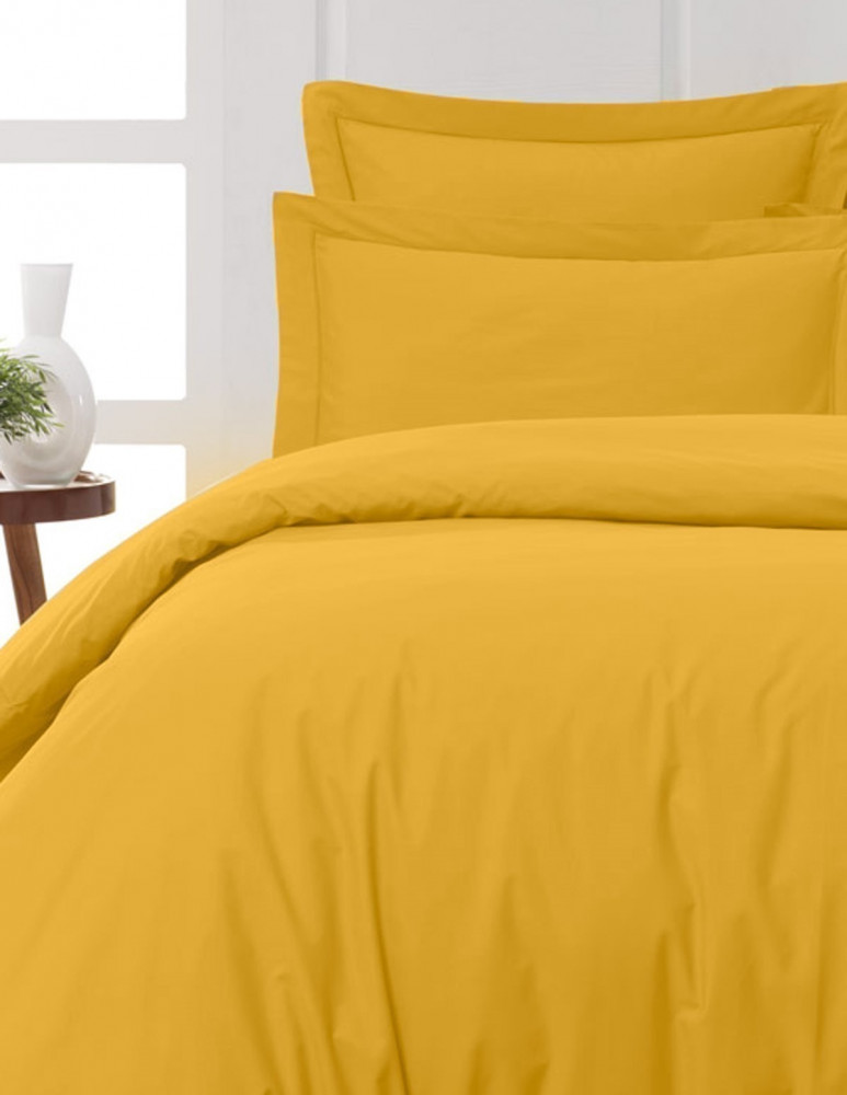 Drap Plat Uni Percale EASY CARE 80 fils/cm² SENSEI SOFT, Draps plats