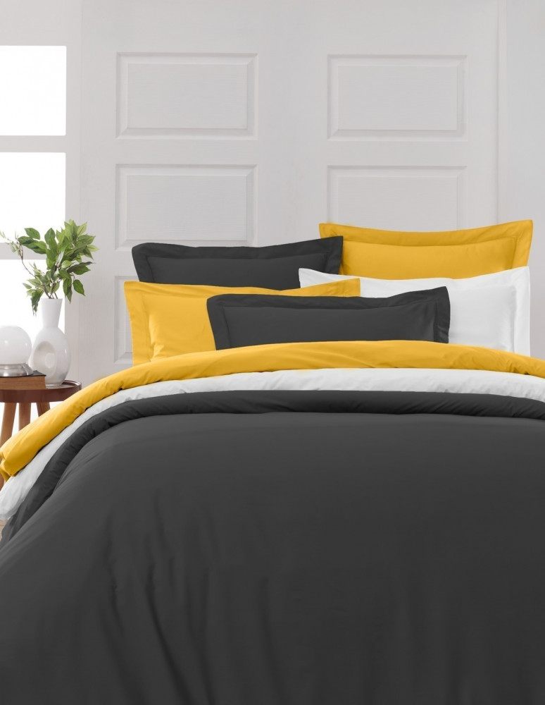 Drap Plat Uni Percale EASY CARE 80 fils/cm² SENSEI SOFT, Draps plats