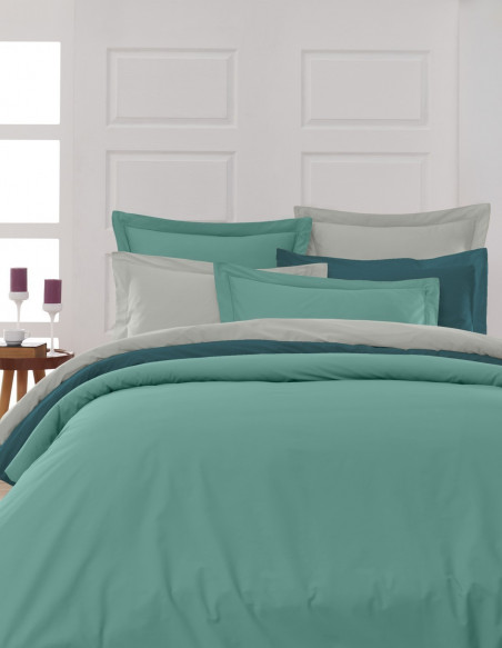 Drap Plat Uni Percale EASY CARE 80 fils/cm² SENSEI SOFT, Draps plats