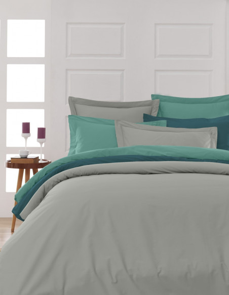 Drap Plat Uni Percale EASY CARE 80 fils/cm² SENSEI SOFT, Draps plats