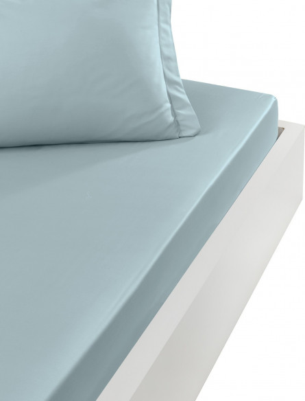 Drap Housse Uni Percale - Grand Bonnet - EASY CARE 80 fils/cm² SENS...