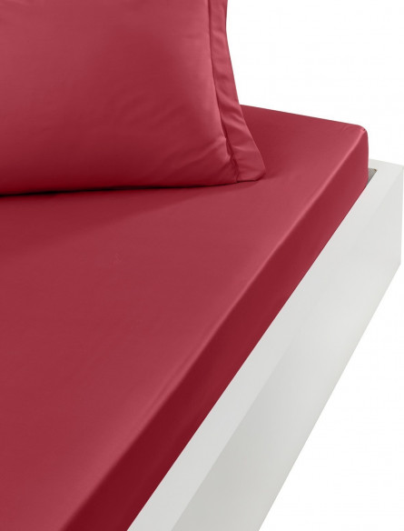 Drap Housse Uni Percale - Grand Bonnet - EASY CARE 80 fils/cm² SENS...
