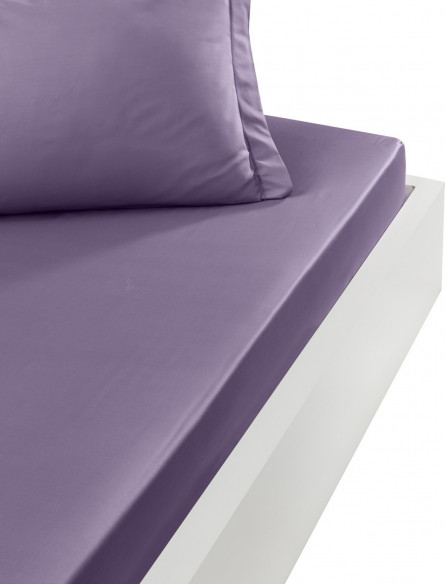 Drap Housse Uni Percale - Grand Bonnet - EASY CARE 80 fils/cm² SENS...