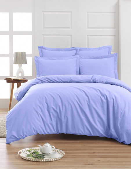 Drap Housse Uni Percale - Grand Bonnet - EASY CARE 80 fils/cm² SENS...
