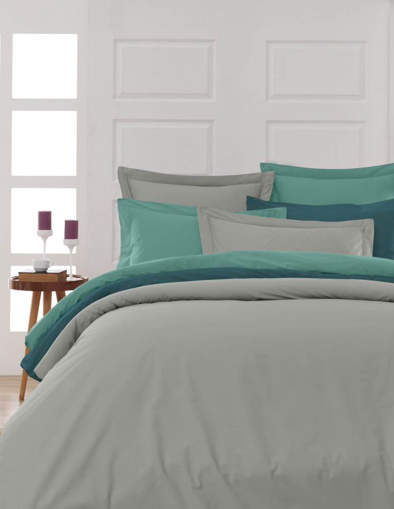 Drap Housse Uni Percale - Grand Bonnet - EASY CARE 80 fils/cm² SENS...