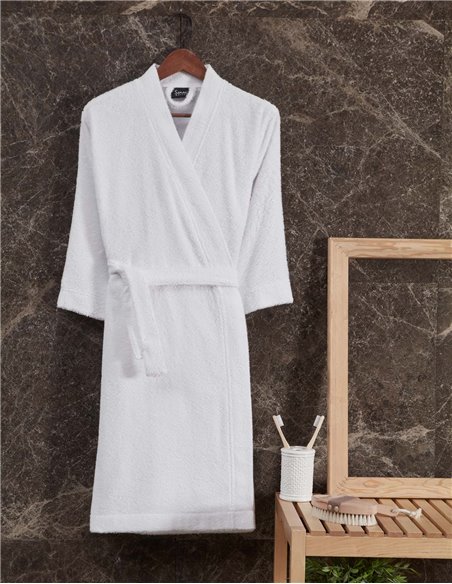 Peignoir kimono léger mi-long KIYO