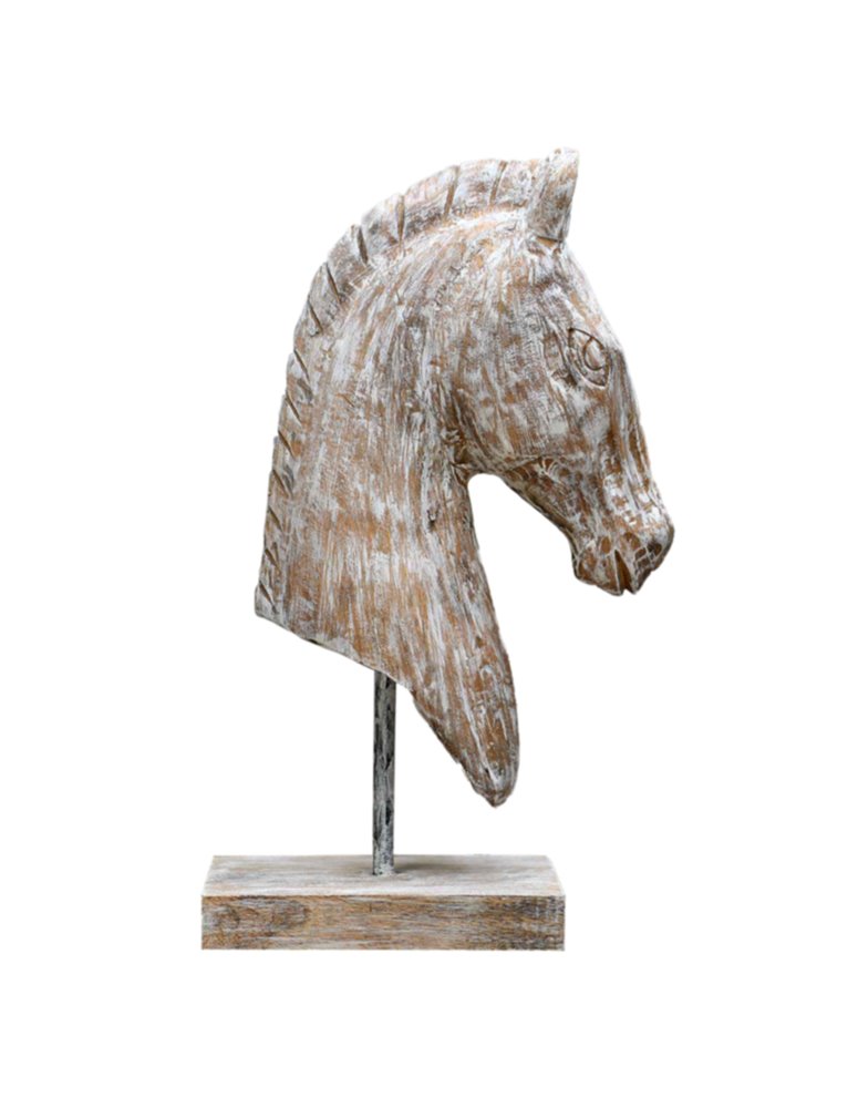 Statue buste cheval PEGASE