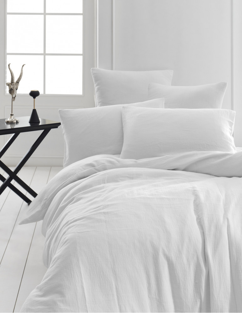 Drap housse en gaze de coton bonnet...