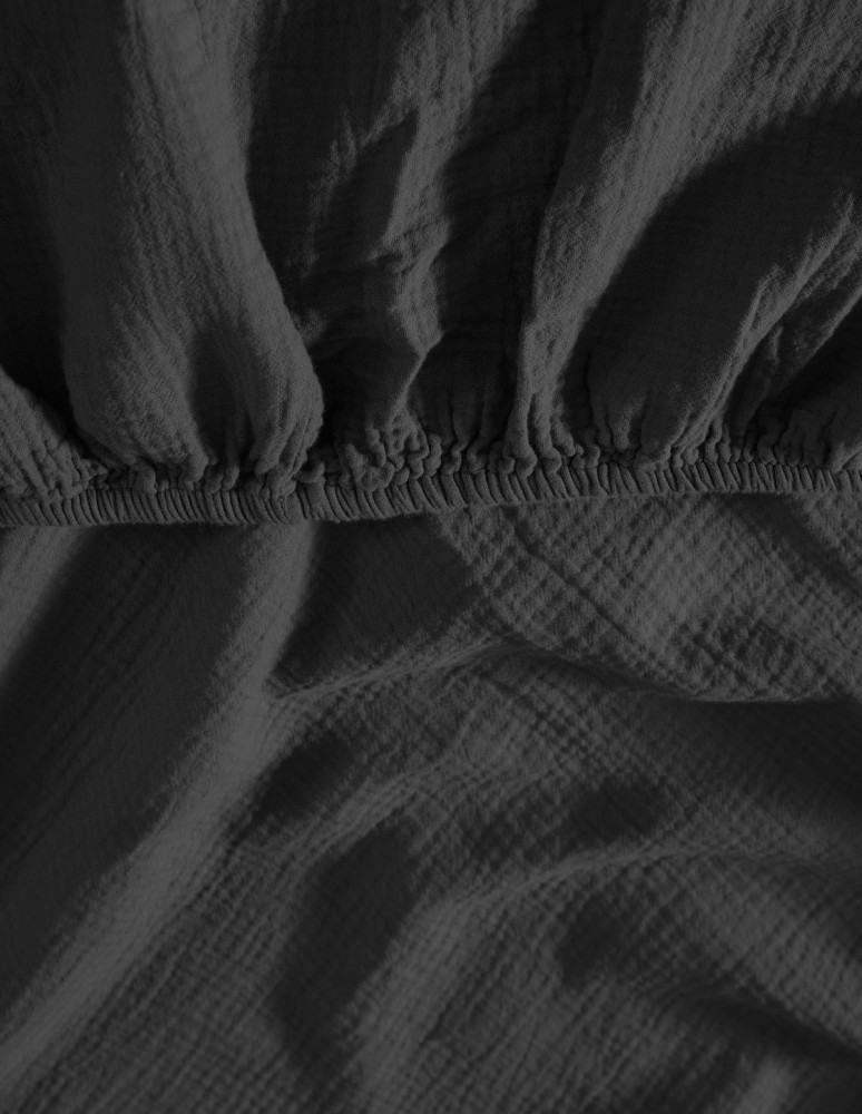 Drap housse en gaze de coton bonnet...