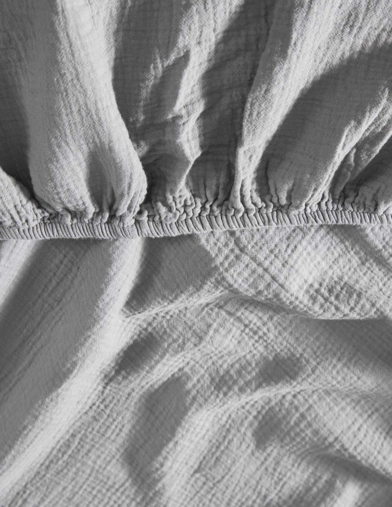 Drap housse en gaze de coton bonnet...