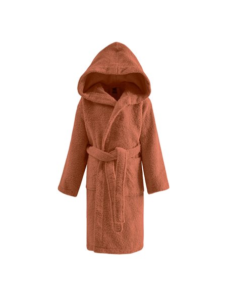 Peignoir de bain enfant à capuche uni 450 gr/m² LUXURY