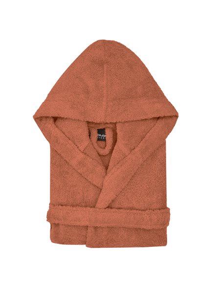 Peignoir de bain enfant à capuche uni 450 gr/m² LUXURY