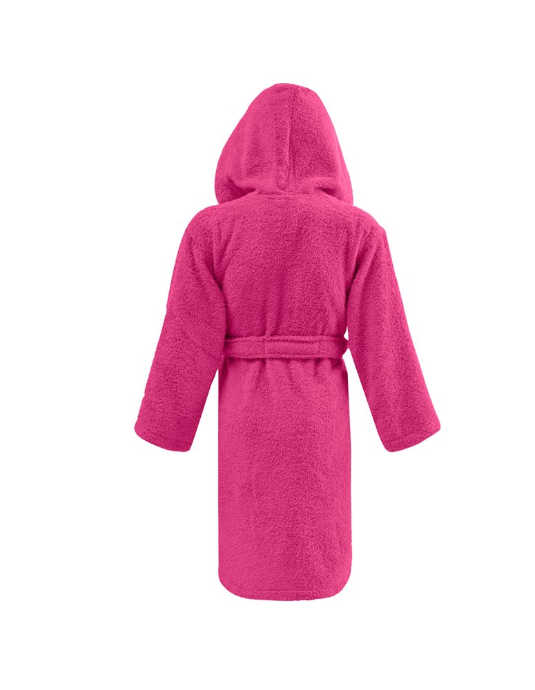 Peignoir de bain enfant à capuche uni 450 gr/m² LUXURY