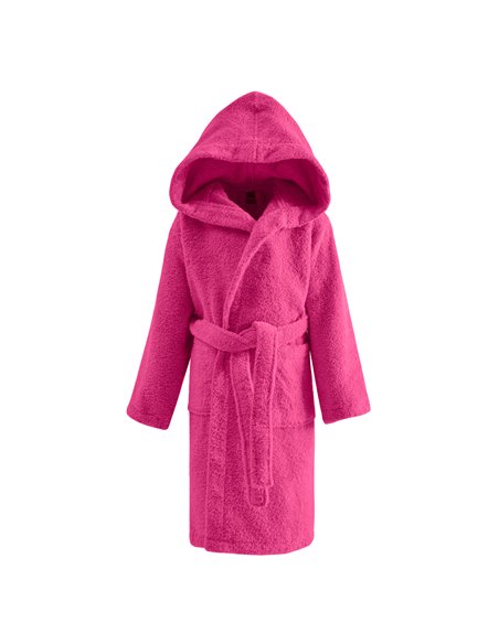 Peignoir de bain enfant à capuche uni 450 gr/m² LUXURY