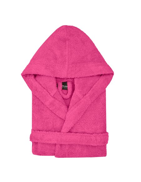 Peignoir de bain enfant à capuche uni 450 gr/m² LUXURY